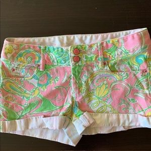 Lilly Pulitzer denim shirt with fun print